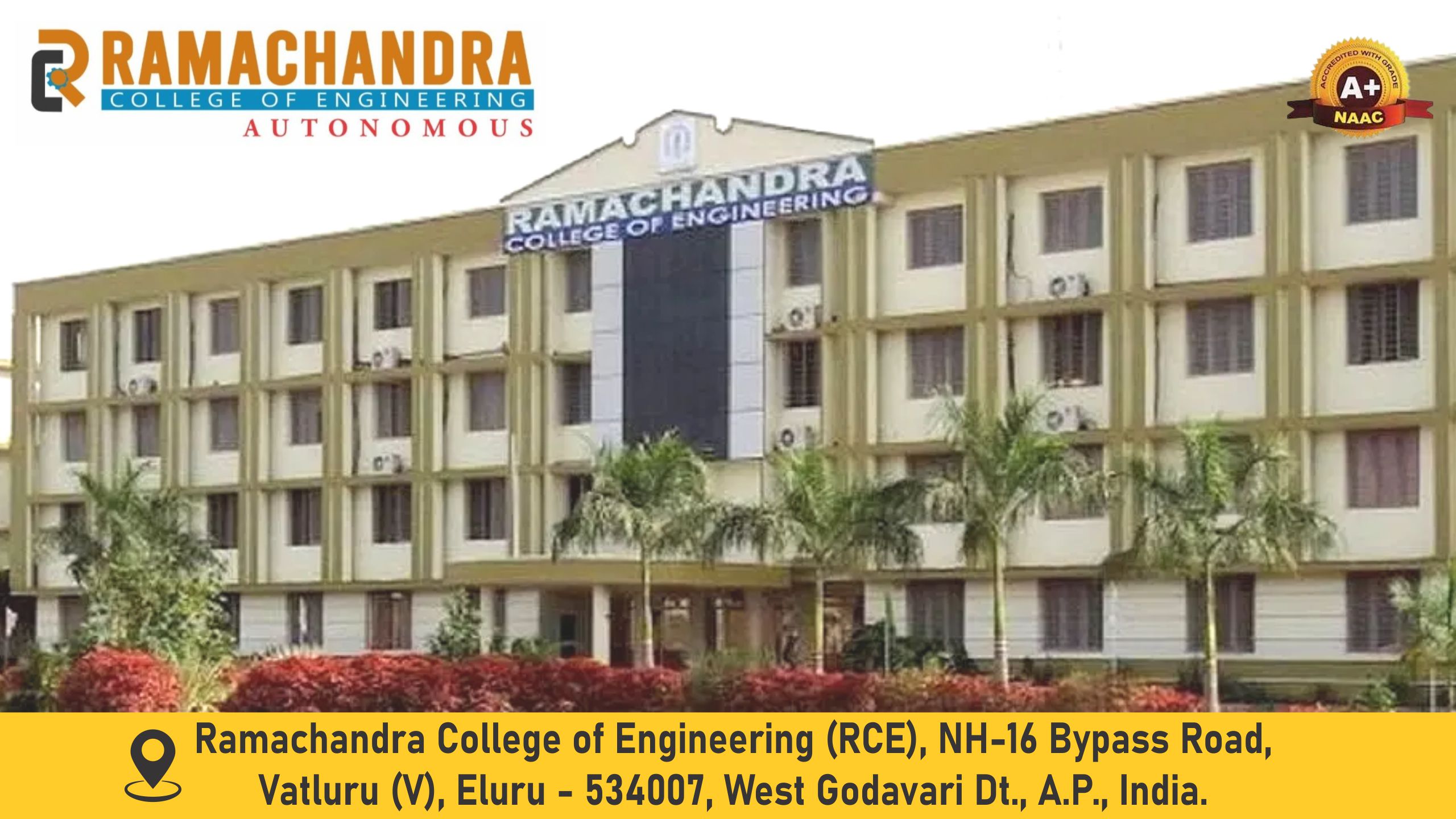 Out Side View of Ramachandra College of Engineering